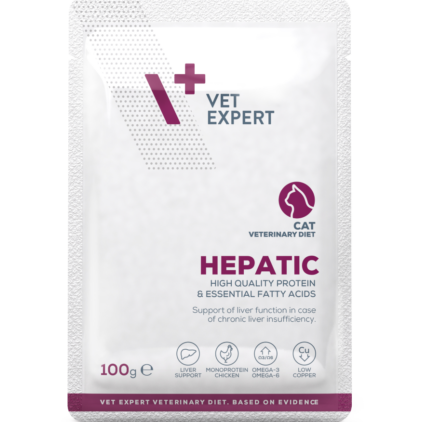 VetExpert Veterinary Diet Hepatic cat 100g pouch